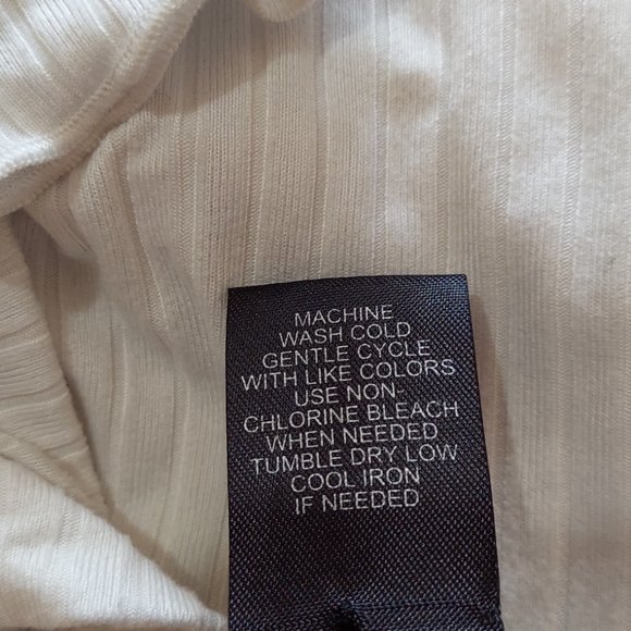 Rue21 Rue+ White Ribbed Tee - Picture 8 of 8